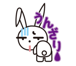 Angry Bunny sticker #2063375