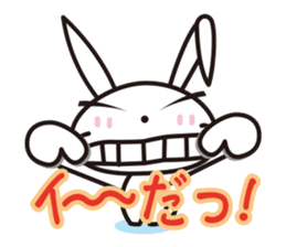 Angry Bunny sticker #2063392