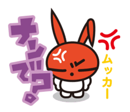 Angry Bunny sticker #2063396