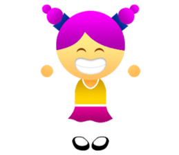 Cute Girl & Boy stickers sticker #2072821