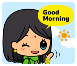 Ladies Fun Day Off Stickers (in English) sticker #2593183