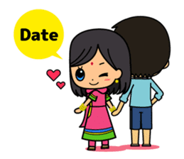 Ladies Fun Day Off Stickers (in English) sticker #2593189