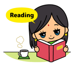 Ladies Fun Day Off Stickers (in English) sticker #2593190