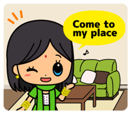 Ladies Fun Day Off Stickers (in English) sticker #2593193