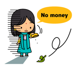 Ladies Fun Day Off Stickers (in English) sticker #2593195