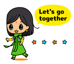 Ladies Fun Day Off Stickers (in English) sticker #2593206