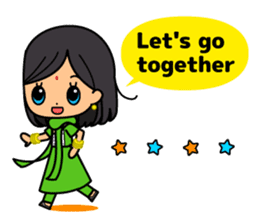 Ladies Fun Day Off Stickers (in English) sticker #2593206