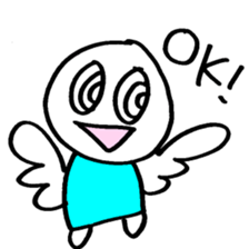maru-maru colorful angels 44 sticker #2623693