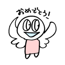 maru-maru colorful angels 44 sticker #2623695