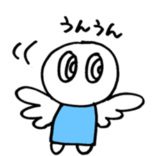 maru-maru colorful angels 44 sticker #2623708