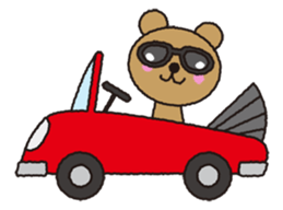 simple vehicle Sticker with KUMA vol.2 sticker #2667054