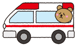 simple vehicle Sticker with KUMA vol.2 sticker #2667081