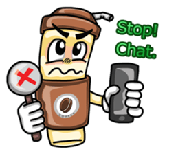 Noom Coffee glass (English) sticker #2775422