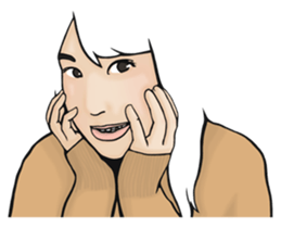 Japanese Female Students Stickers sticker #2778396