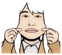 Japanese Female Students Stickers sticker #2778397