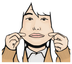 Japanese Female Students Stickers sticker #2778397