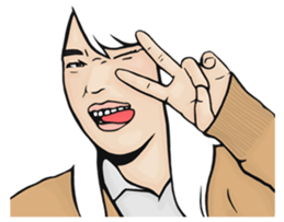 Japanese Female Students Stickers sticker #2778399