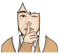 Japanese Female Students Stickers sticker #2778401