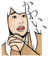 Japanese Female Students Stickers sticker #2778405