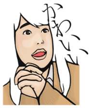 Japanese Female Students Stickers sticker #2778405