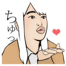 Japanese Female Students Stickers sticker #2778406