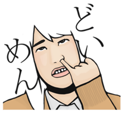 Japanese Female Students Stickers sticker #2778411