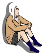 Japanese Female Students Stickers sticker #2778420