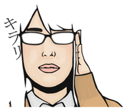 Japanese Female Students Stickers sticker #2778429