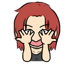 Makoto emotional clutter. sticker #2790834