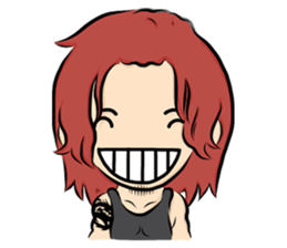 Makoto emotional clutter. sticker #2790848