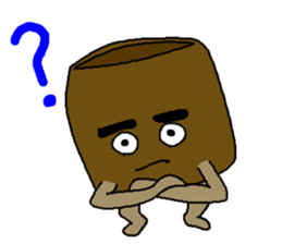 Monkey and crab and his companions sticker #2832210