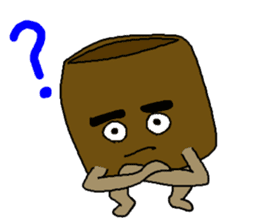 Monkey and crab and his companions sticker #2832210