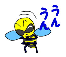 Monkey and crab and his companions sticker #2832217