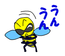 Monkey and crab and his companions sticker #2832217