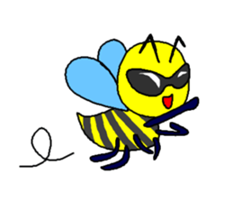 Monkey and crab and his companions sticker #2832219