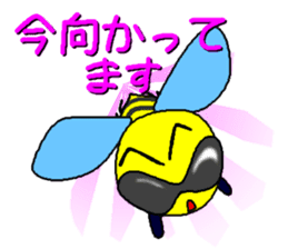 Monkey and crab and his companions sticker #2832221