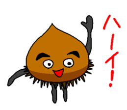 Monkey and crab and his companions sticker #2832222