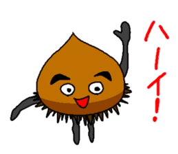 Monkey and crab and his companions sticker #2832222