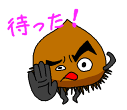 Monkey and crab and his companions sticker #2832224