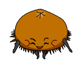 Monkey and crab and his companions sticker #2832225