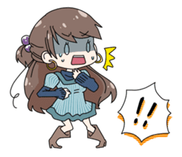 Tohoku aomori tsugaru dialect girl sticker #2913369