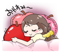 Tohoku aomori tsugaru dialect girl sticker #2913380