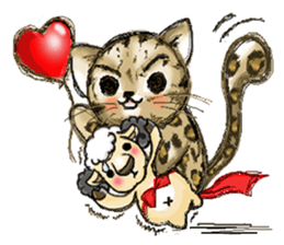 Lucky the kitten sticker #2949830