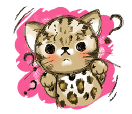 Lucky the kitten sticker #2949831