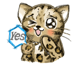 Lucky the kitten sticker #2949852