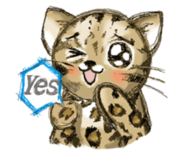 Lucky the kitten sticker #2949852