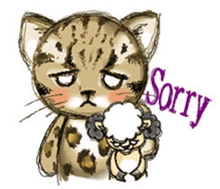 Lucky the kitten sticker #2949853