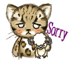 Lucky the kitten sticker #2949853