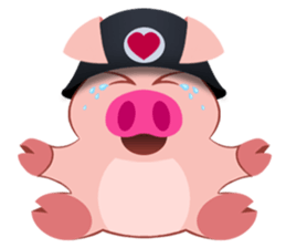 Cute Piggy Commando stickers sticker #2952388