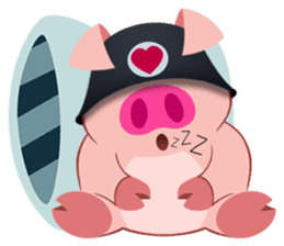 Cute Piggy Commando stickers sticker #2952403